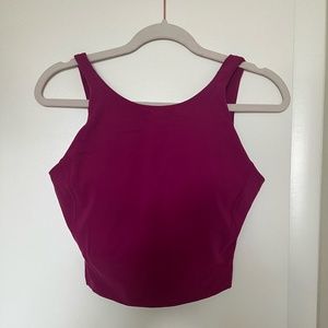Lululemon Align High-Neck Tank Top, Size 10, Magenta Purple